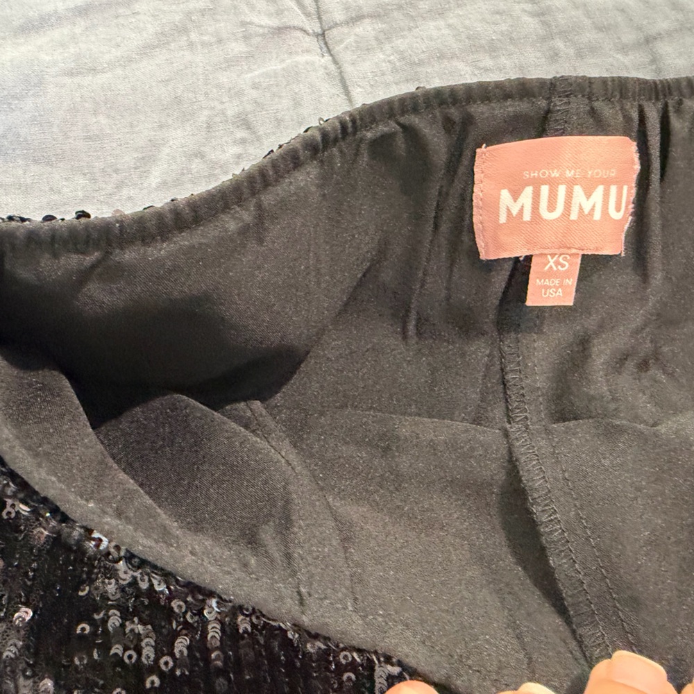 Show Me Your MuMu Black Sequin Skort - Picture 3 of 4